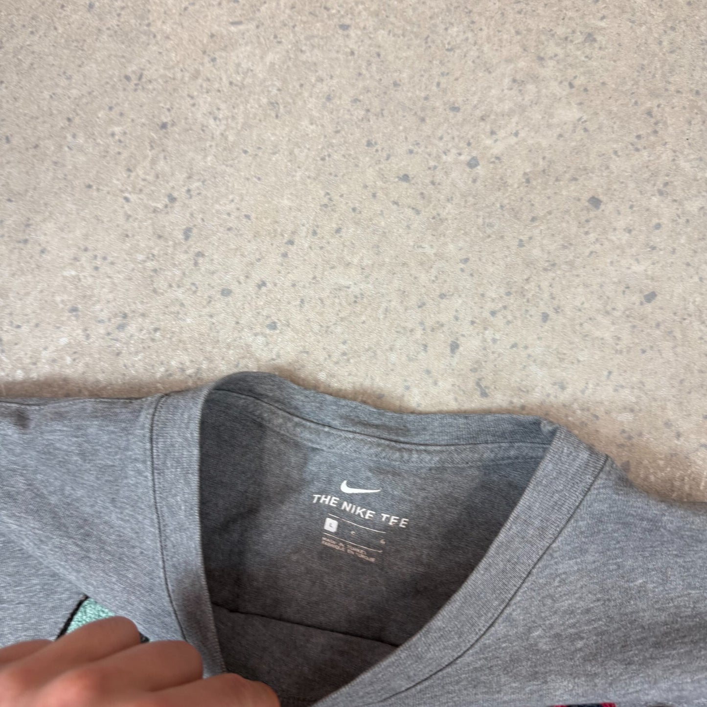 Nike NSW T Shirt XL Grey Heavyweight Short Sleeve