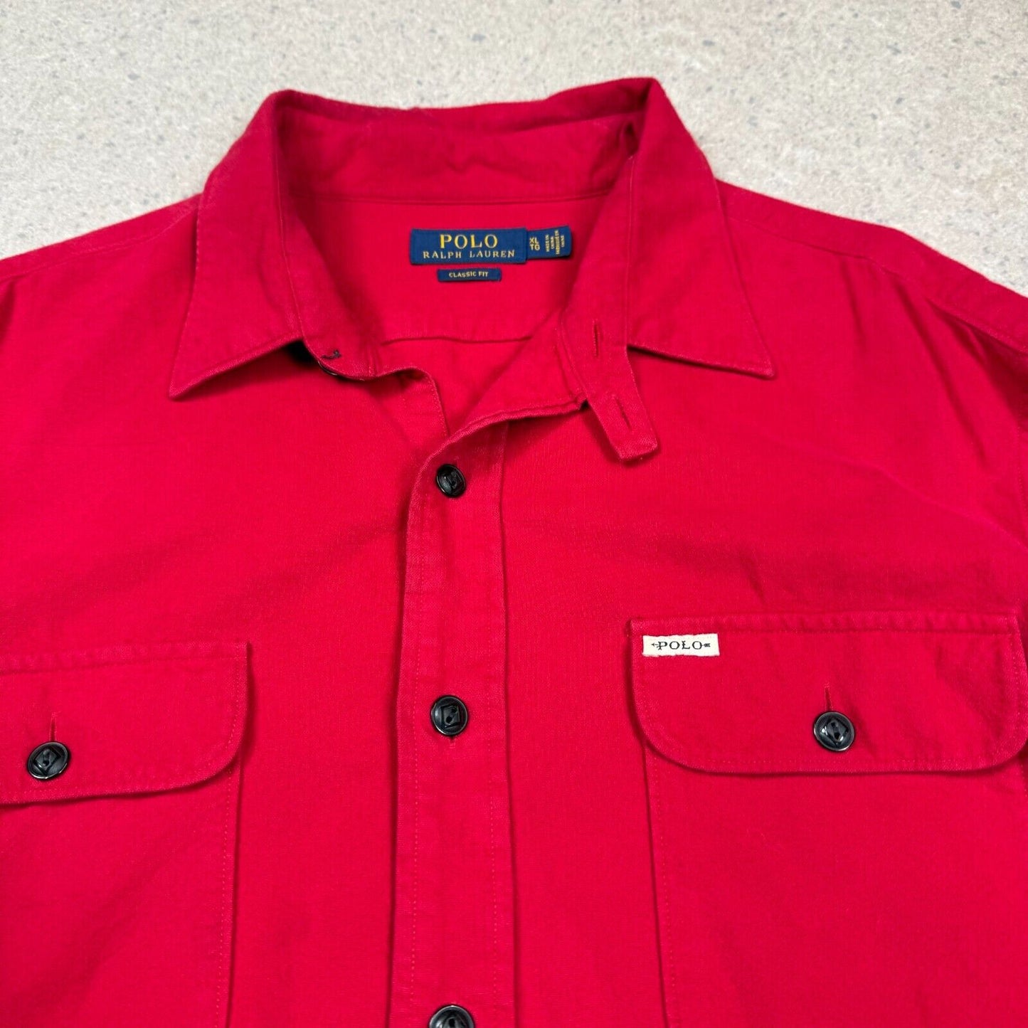 Ralph Lauren Shirt XL Red Classic Fit