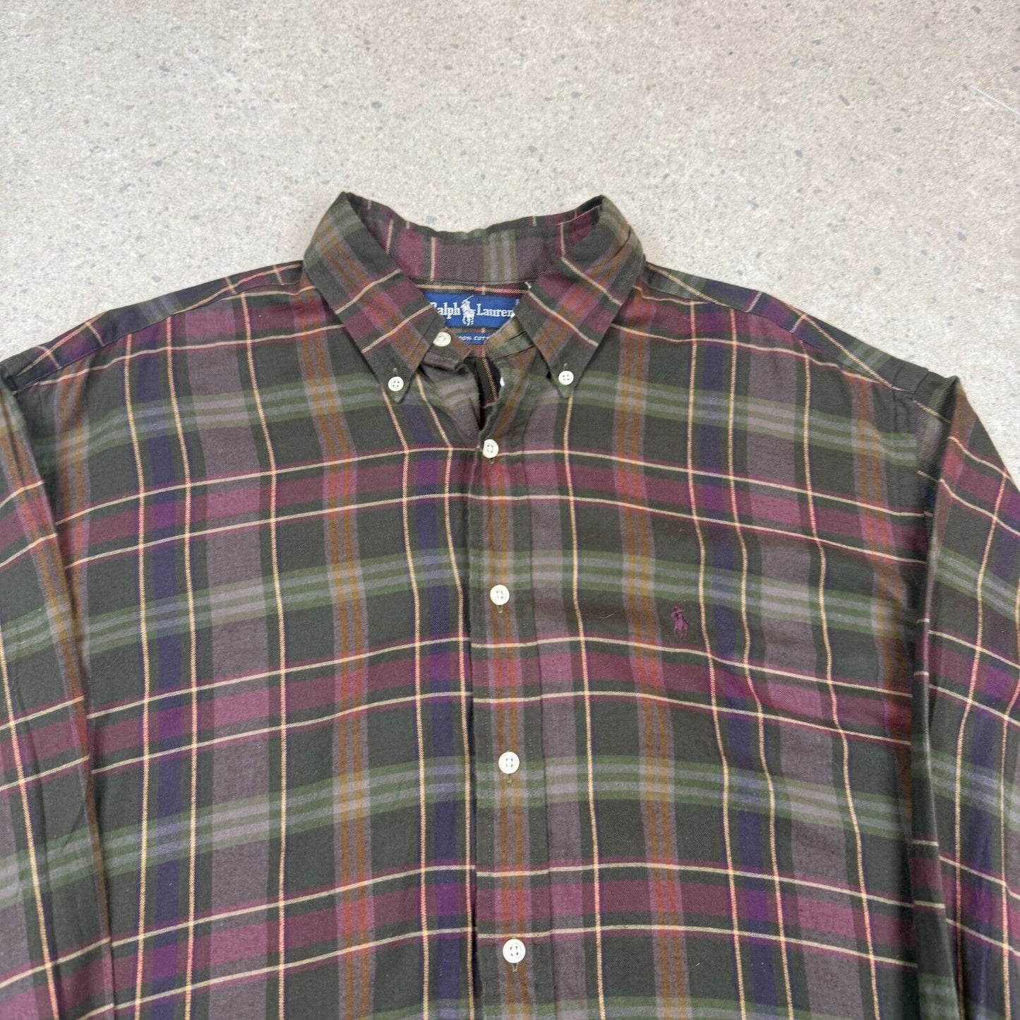 Ralph Lauren Check Shirt XL Flannel Shirt