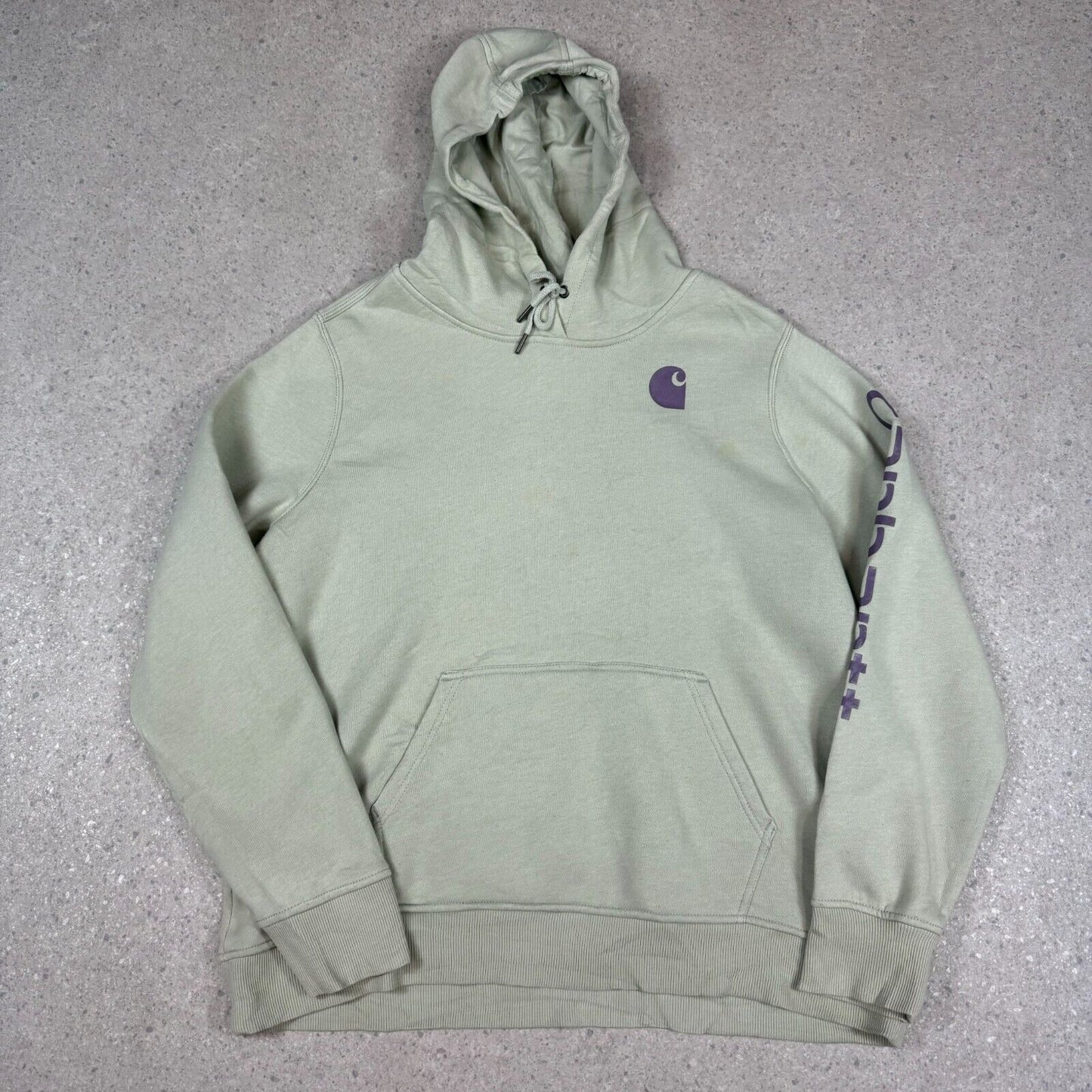 Carhartt Hoodie XL Green Purple