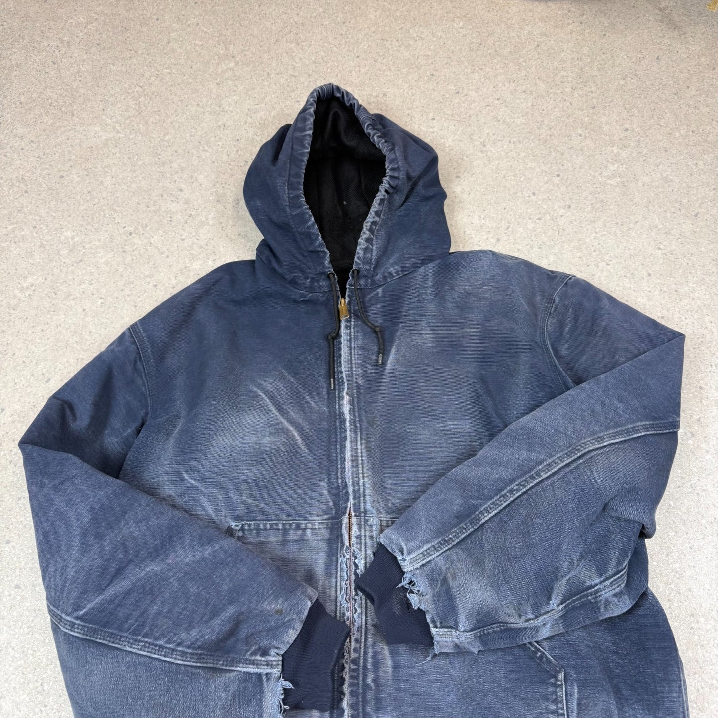 Carhartt Active Jacket XL Navy Colourway Model J131DNY Hooded