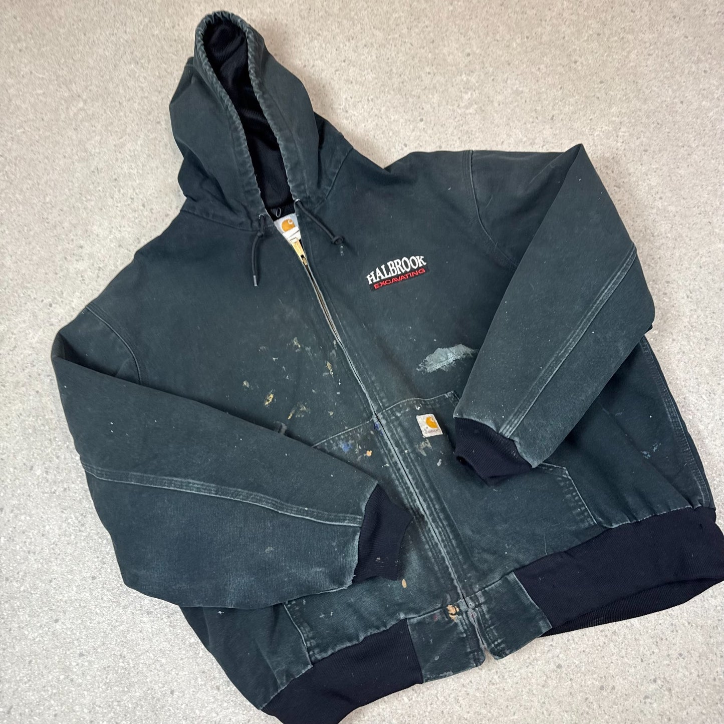 Carhartt Active Jacket 2XL Black Colourway J131blk Hooded