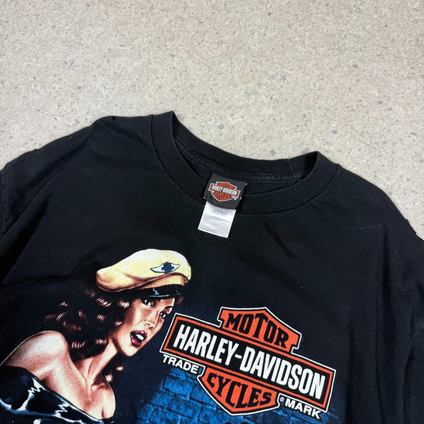 Hardly Davidson Long Sleeve Large Black Bossier City LA