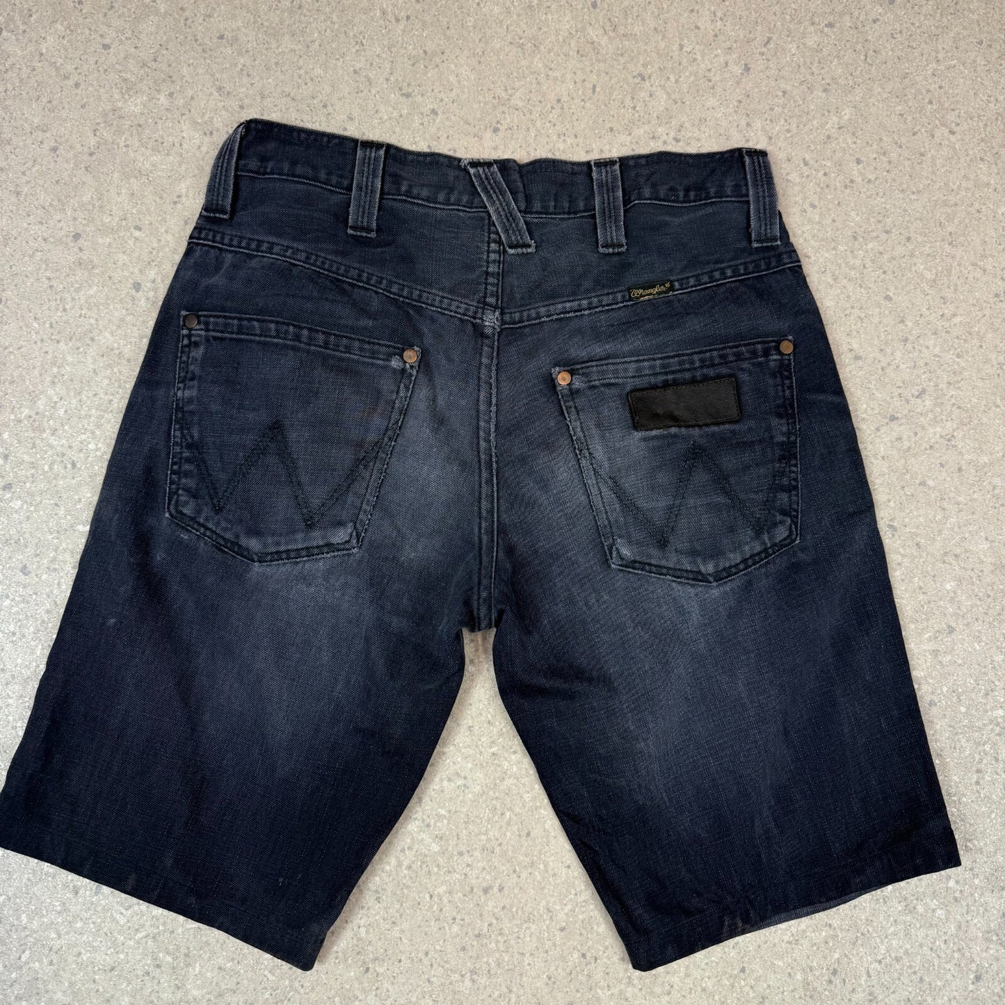 Wrangler Jorts 31” Black Denim