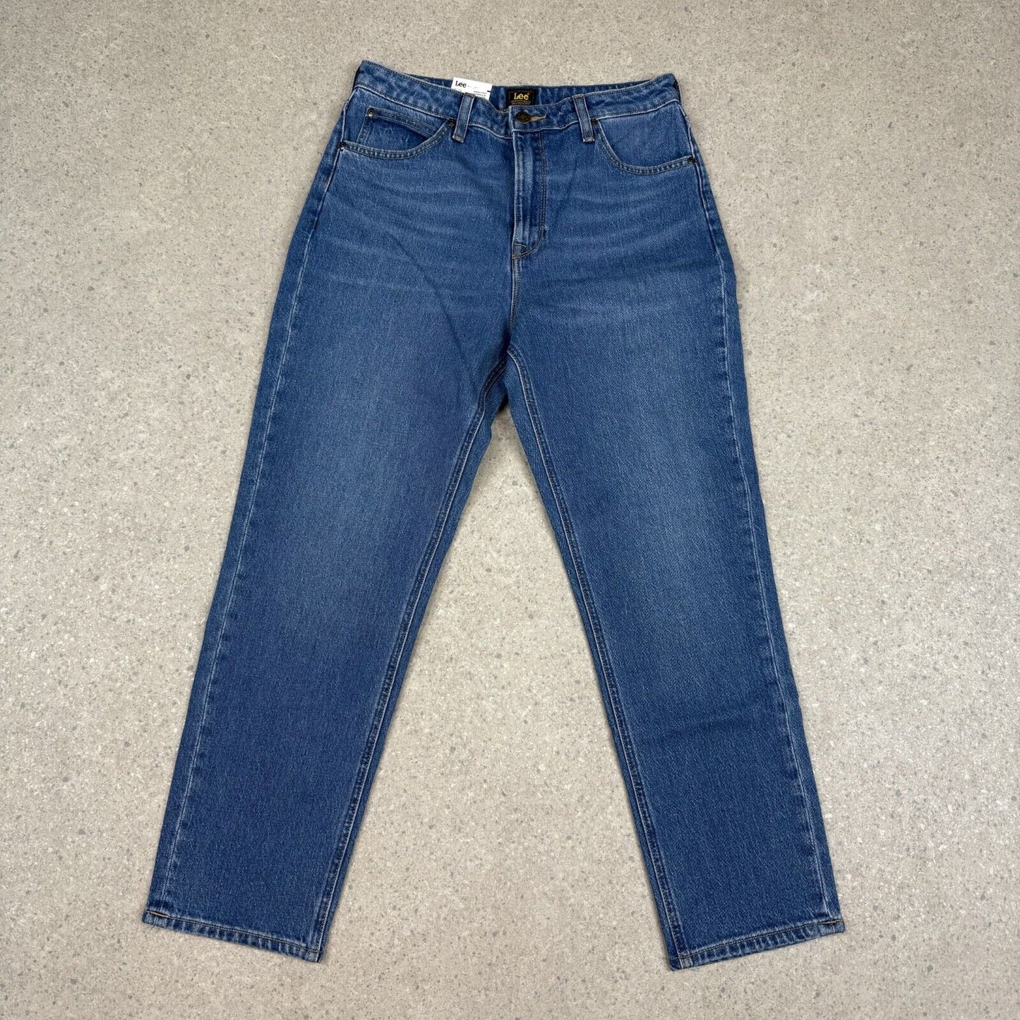 Lee Jeans 30/31 Carol Straight Leg Denim Blue