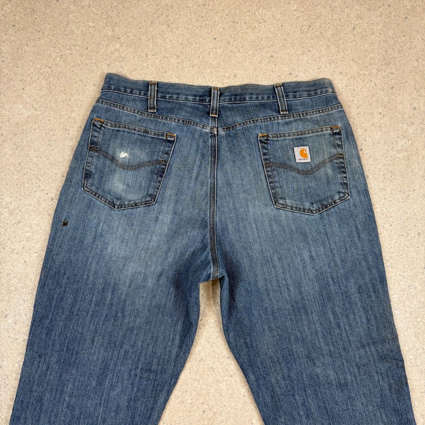 Carhartt Jeans 40x32 Blue Baggy fit Workwear