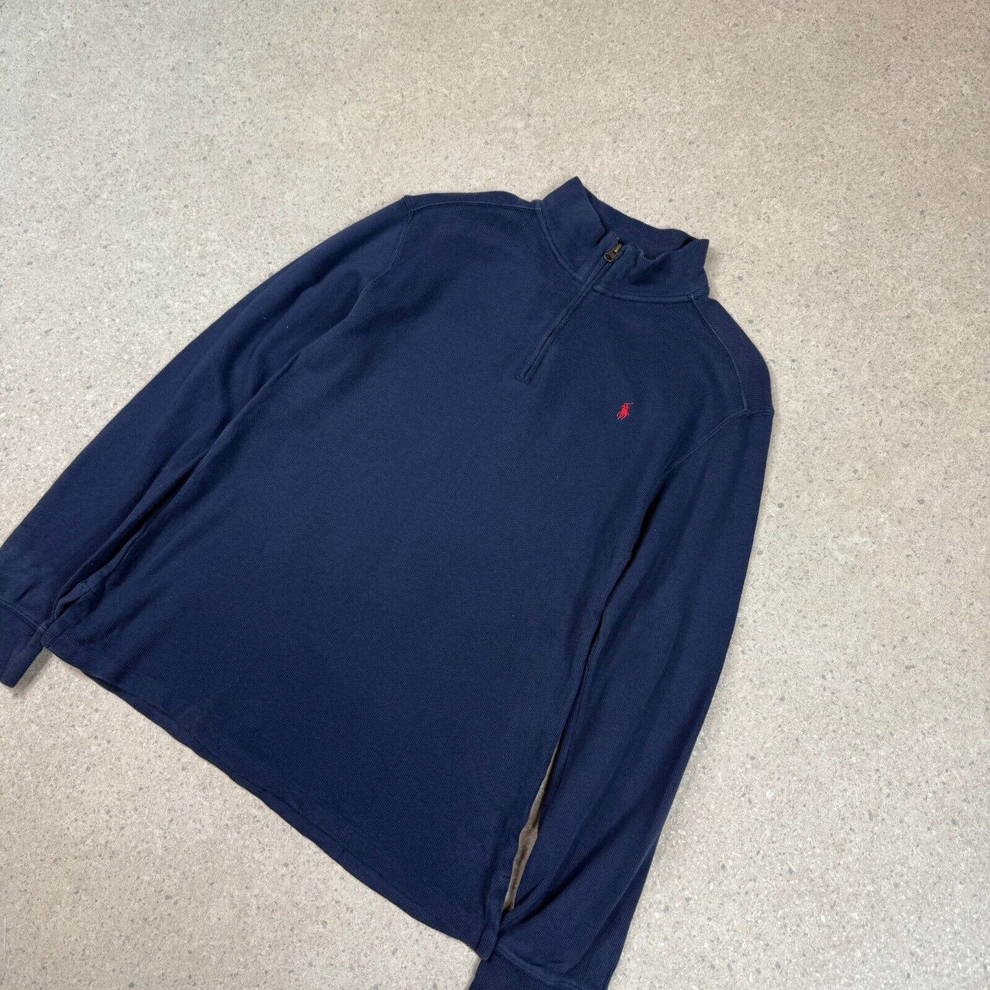 Ralph Lauren 1/4 Zip Jumper S / M Navy