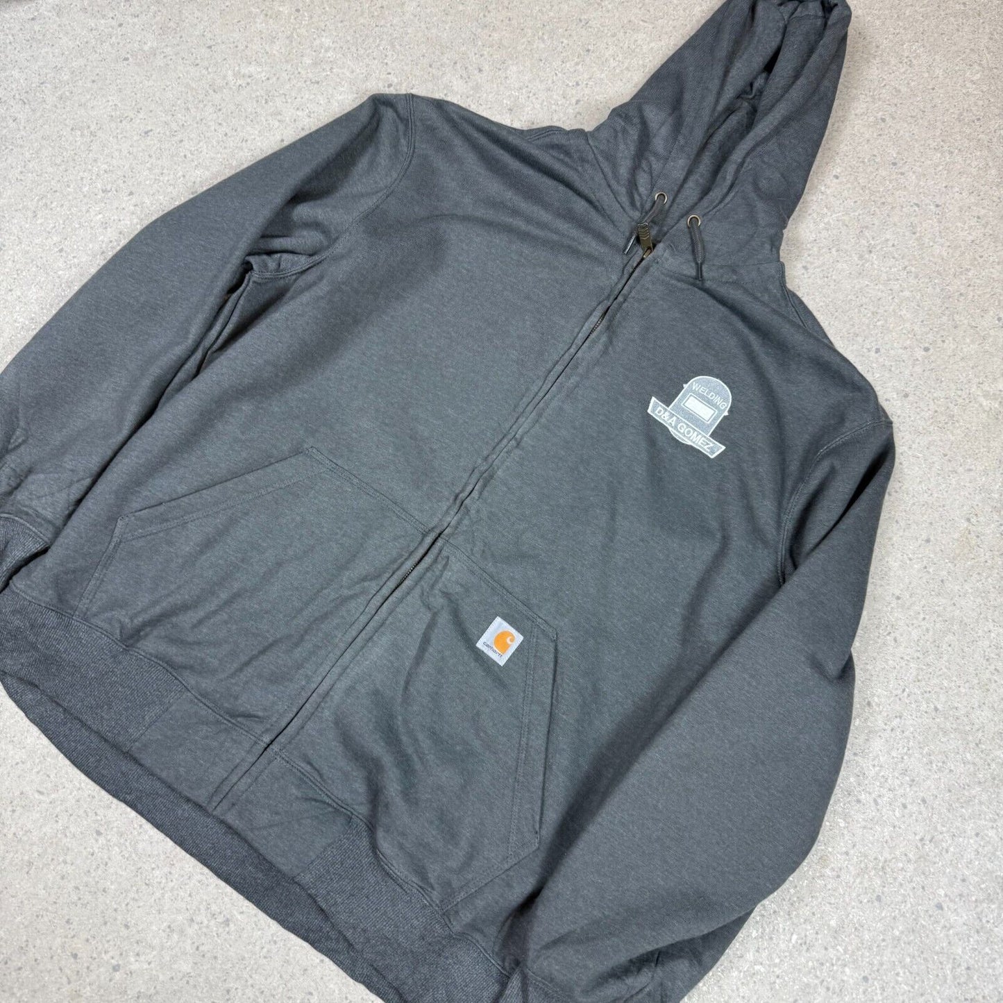Carhartt Rain Defender Hoodie 2XL Grey Colourway Full Zip