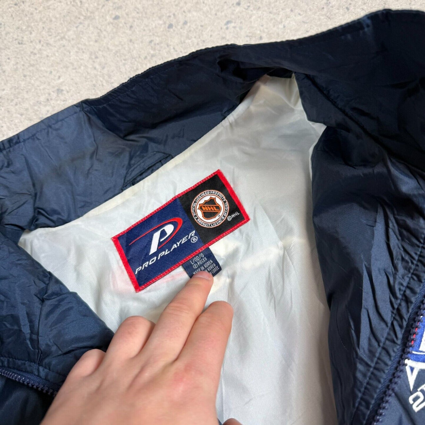 Pro Player NHL Windbreaker Jacket Large 2 Toronto