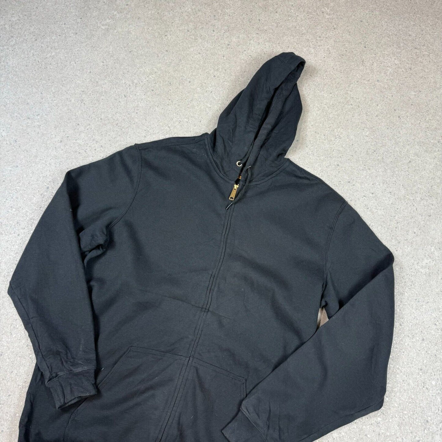 Carhartt Hoodie XL Tall Black Full Zip Heavyweight