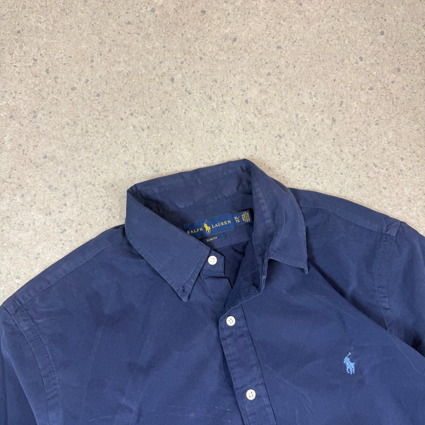 Ralph Lauren Shirt XL Navy Long Sleeve Shirt