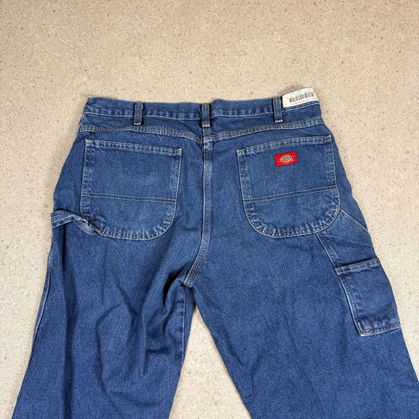 Dickies Jeans 38x30 Dark Blue Denim Baggy Fit