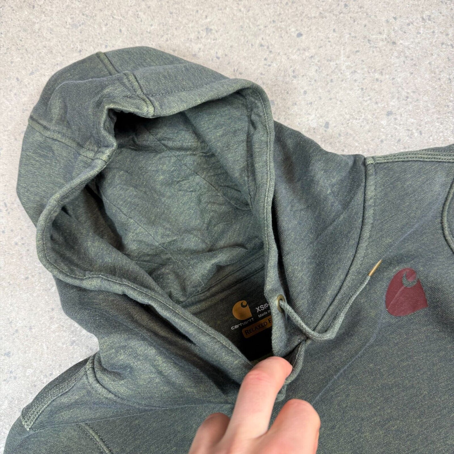 Carhartt Hoodie XS Olive Colourway