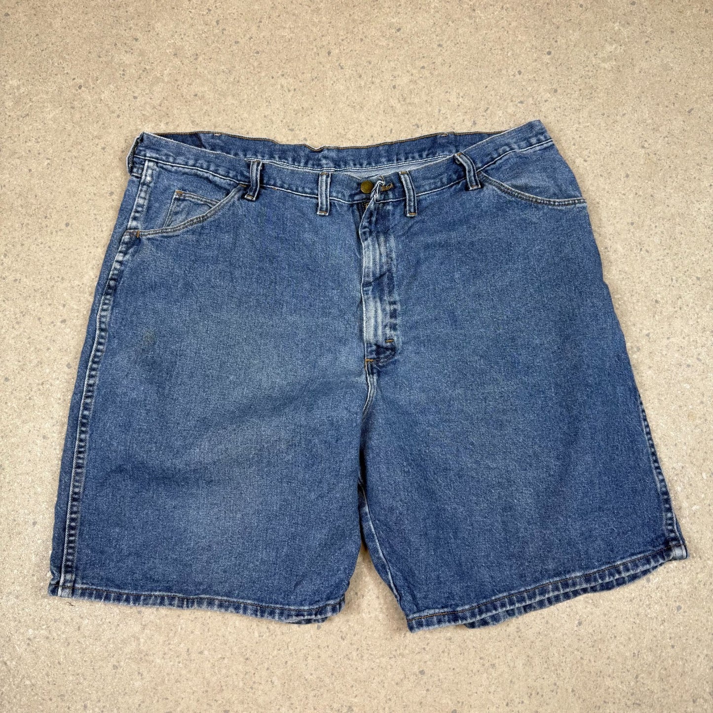 Wrangler Jorts 44” Blue Baggy Fit Denim