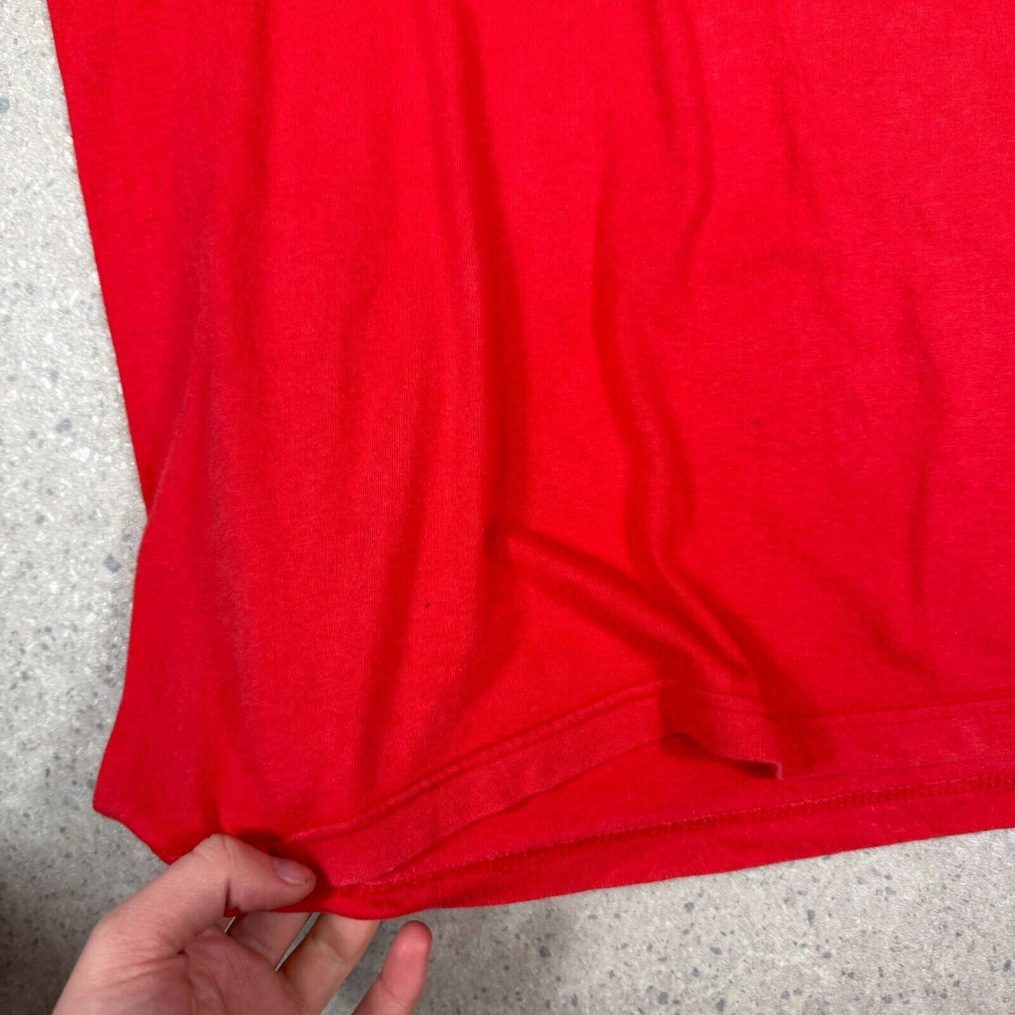 Vintage 90s Blink 182 T Shirt XL Red Screen Stars Cotton