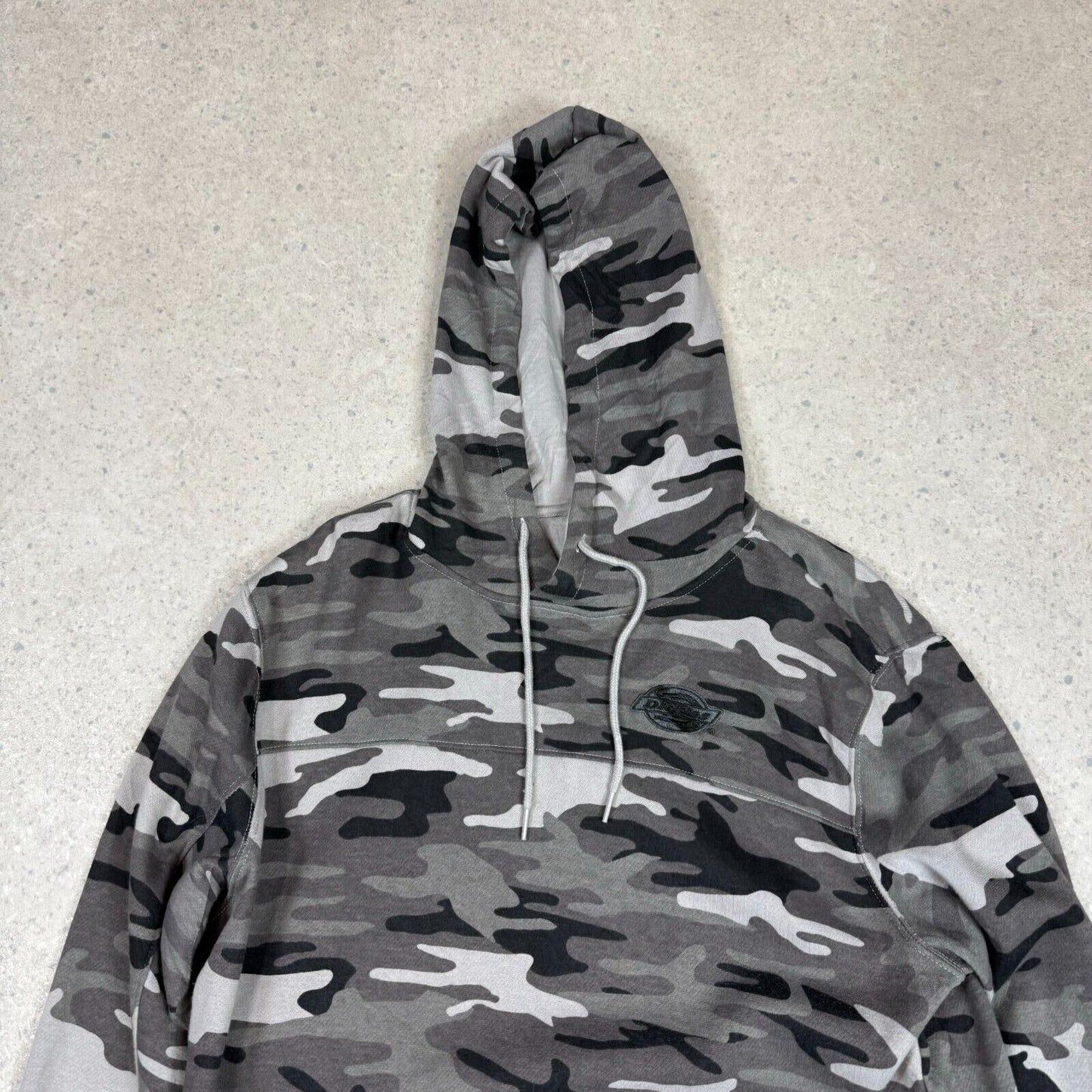 Dickies Snow Camo Hoodie Medium Grey Black