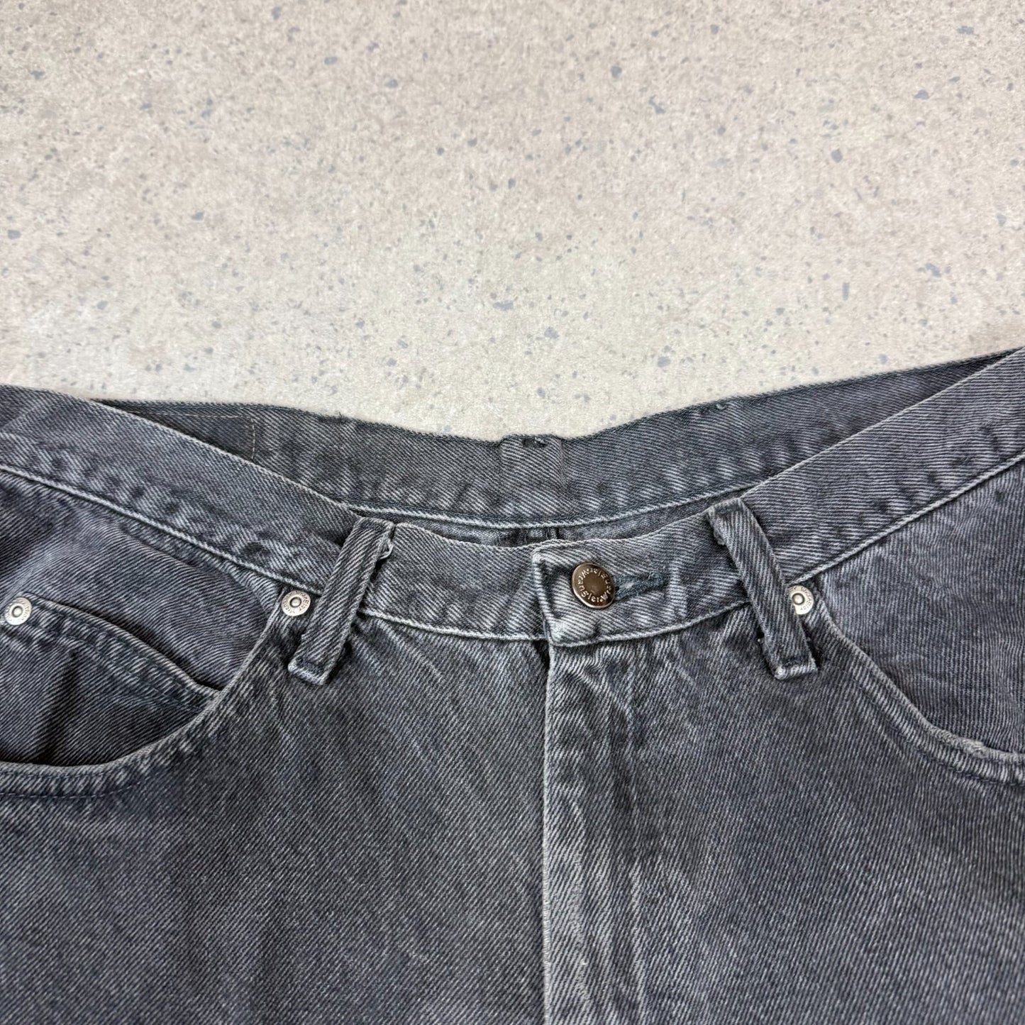 Wrangler Black Jorts 34w Baggy Fit