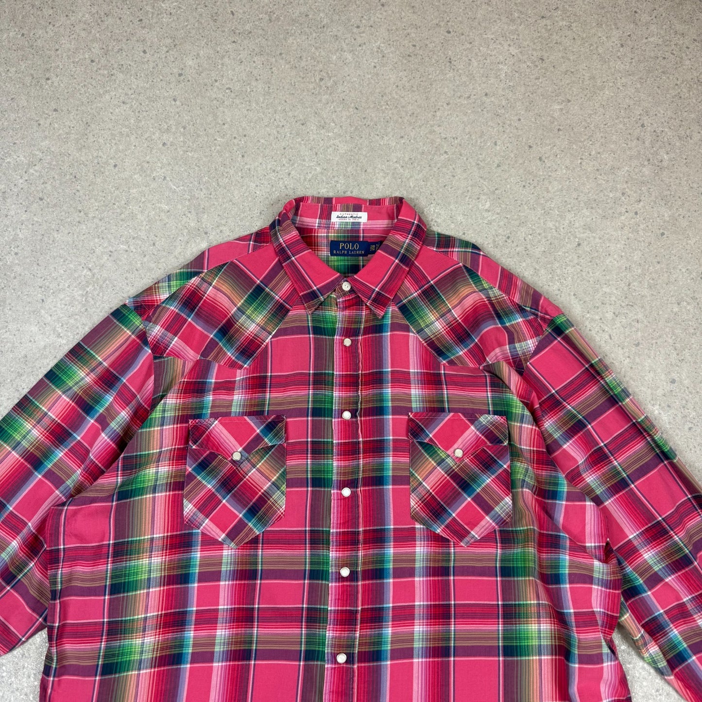 Ralph Lauren Check Shirt 2XL Pink Colourway Relaxed Fit