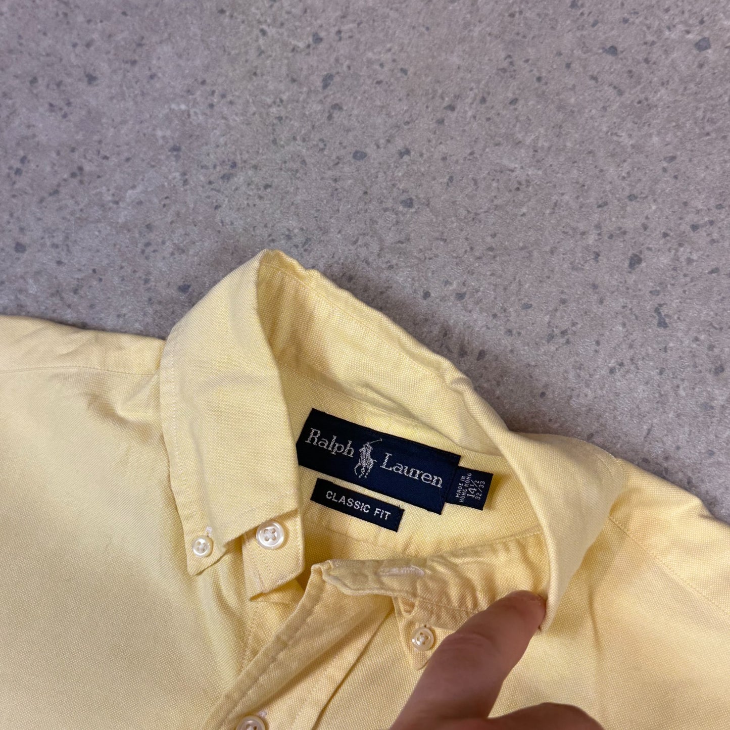 Ralph Lauren Shirt Medium Yellow Colourway Embroidered Logo