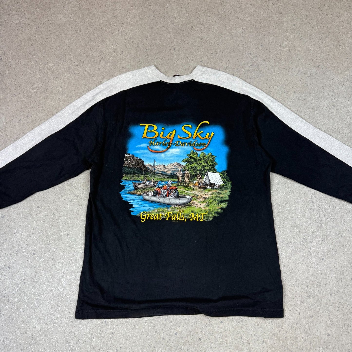 Harley Davidson Long Sleeve XL Black / Grey Colourway 2024