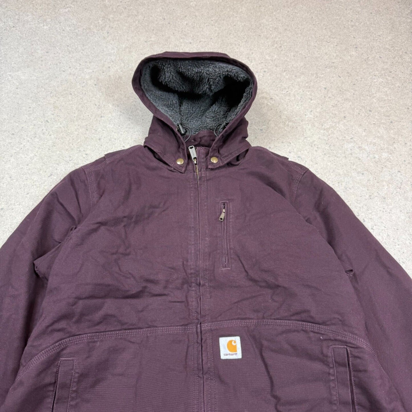 Carhartt Jacket Medium Purple Violet Coloured