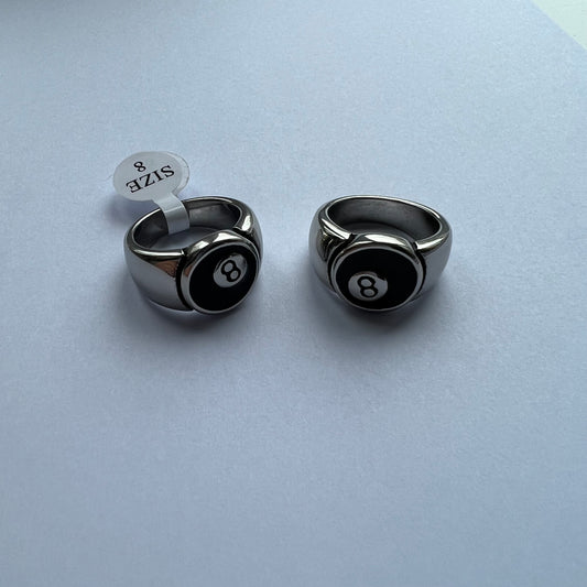 Stussy 8 ball rings
