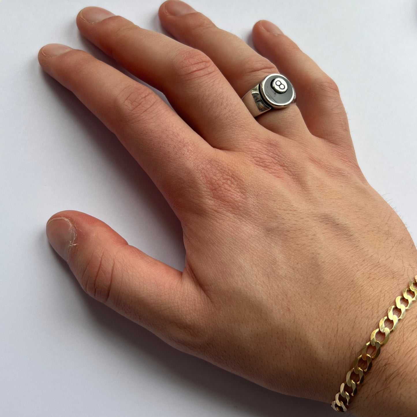 Stussy 8 ball rings