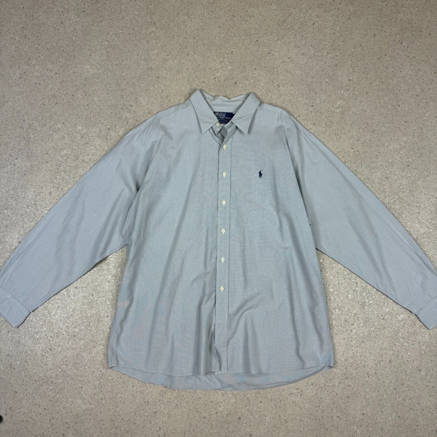 Ralph Lauren Shirt 2XL Light Grey Colourway Embroidered Logo Lowell Sport