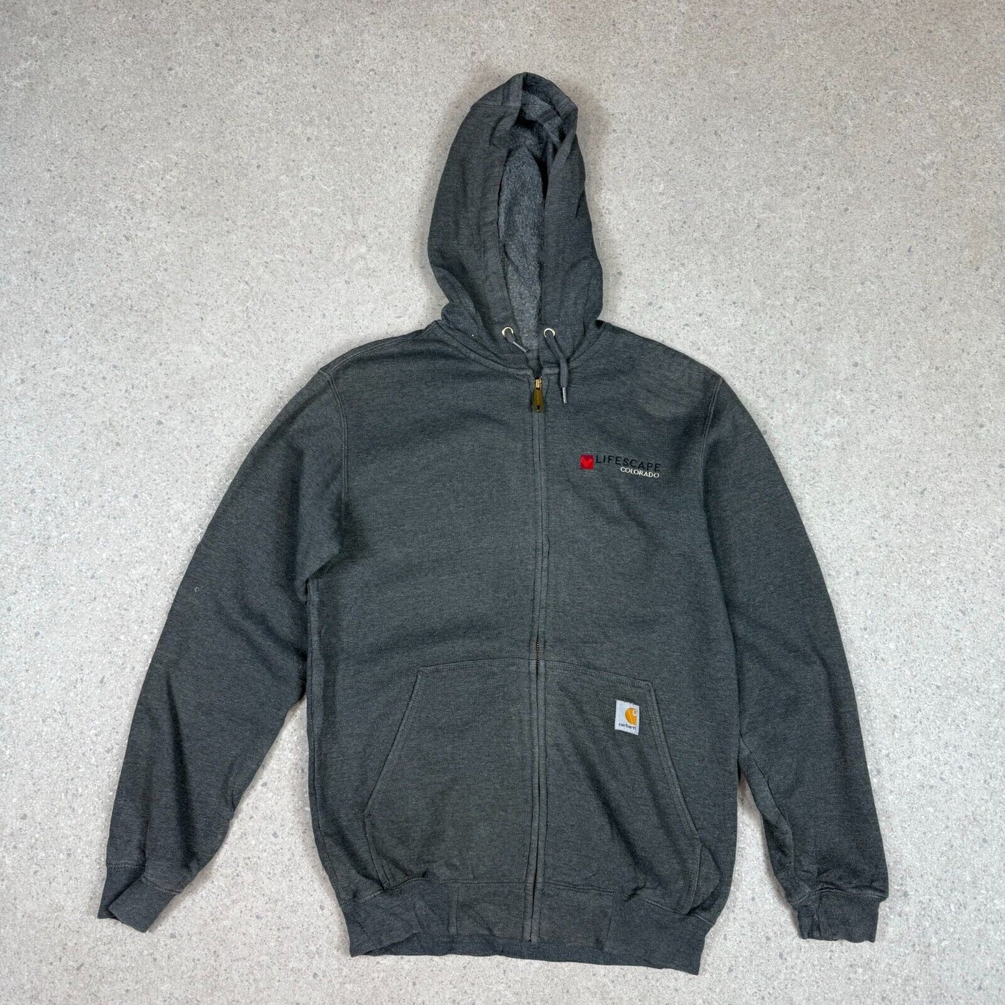 Carhartt Full Zip Hoodie Medium Grey