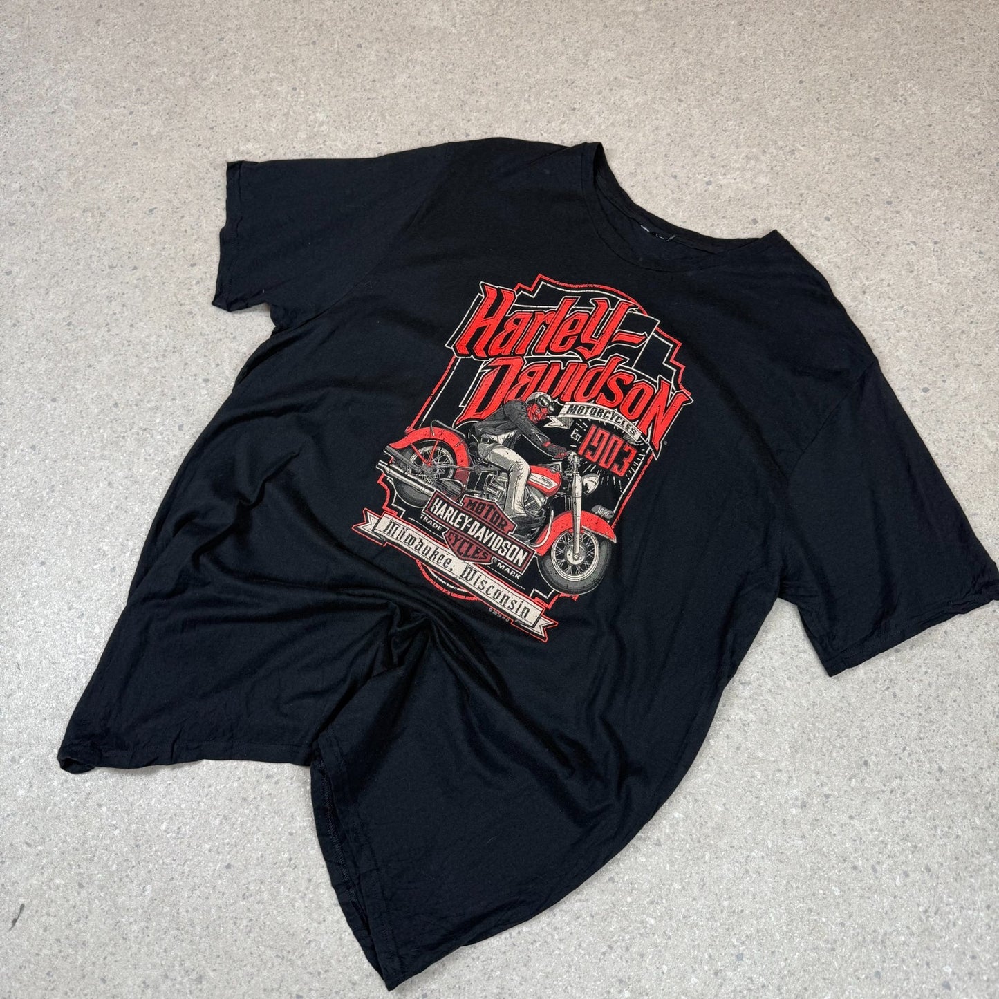 Harley Davidson T Shirt L / XL Black Colourway