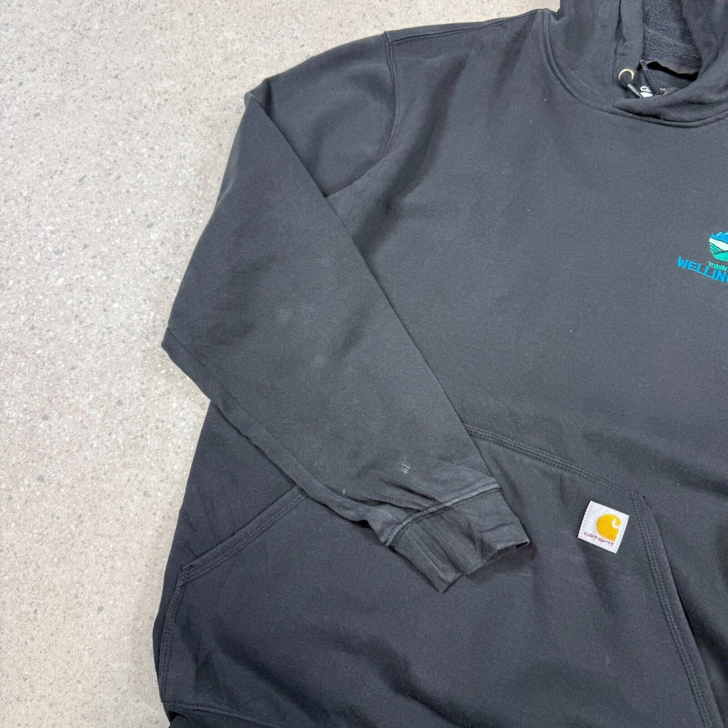 Carhartt Hoodie Large Loose Fit Black