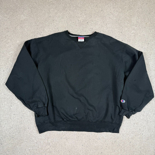 Champion Boxy Sweatshirt Large Black