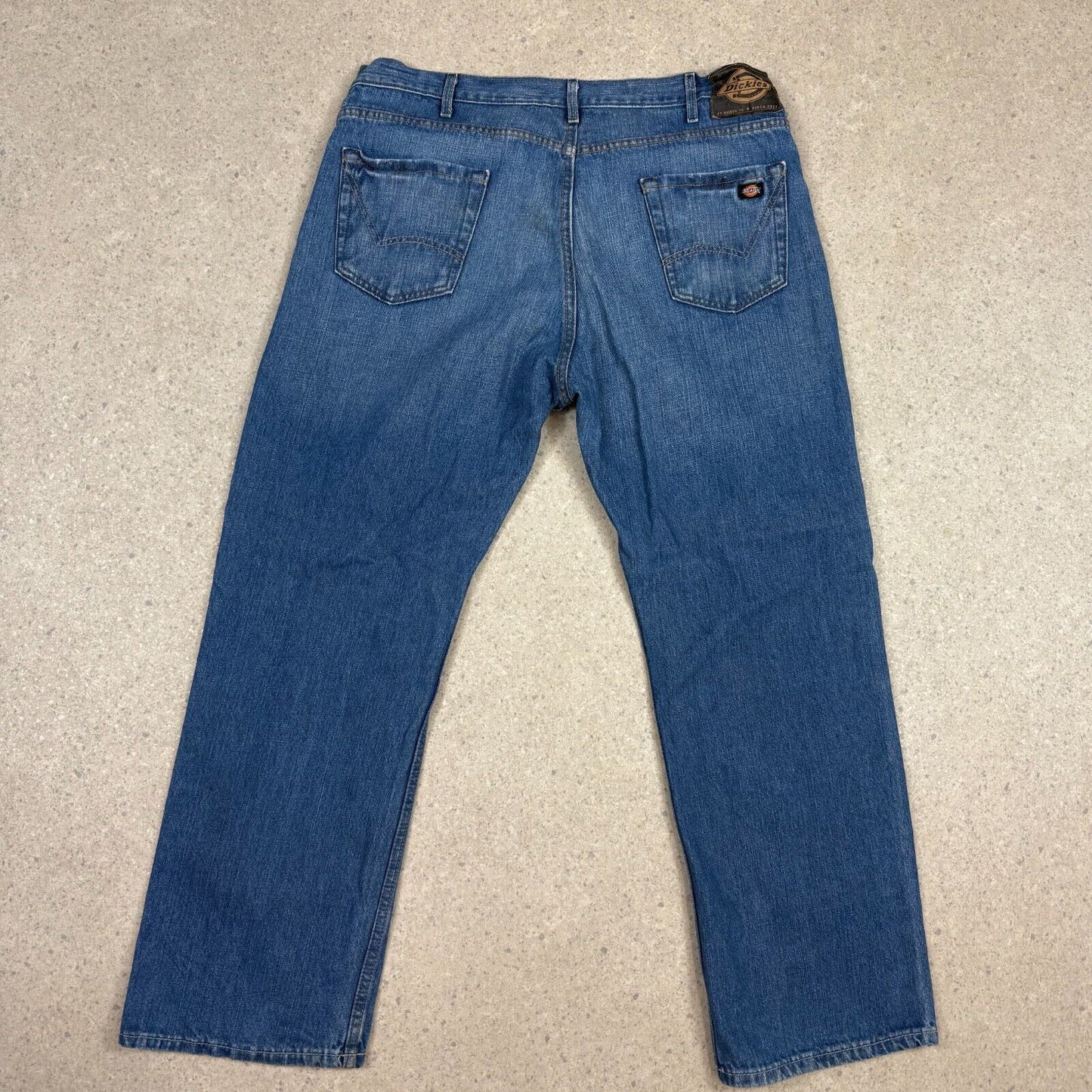 Dickies Jeans 40x30 Denim Blue Wide Leg