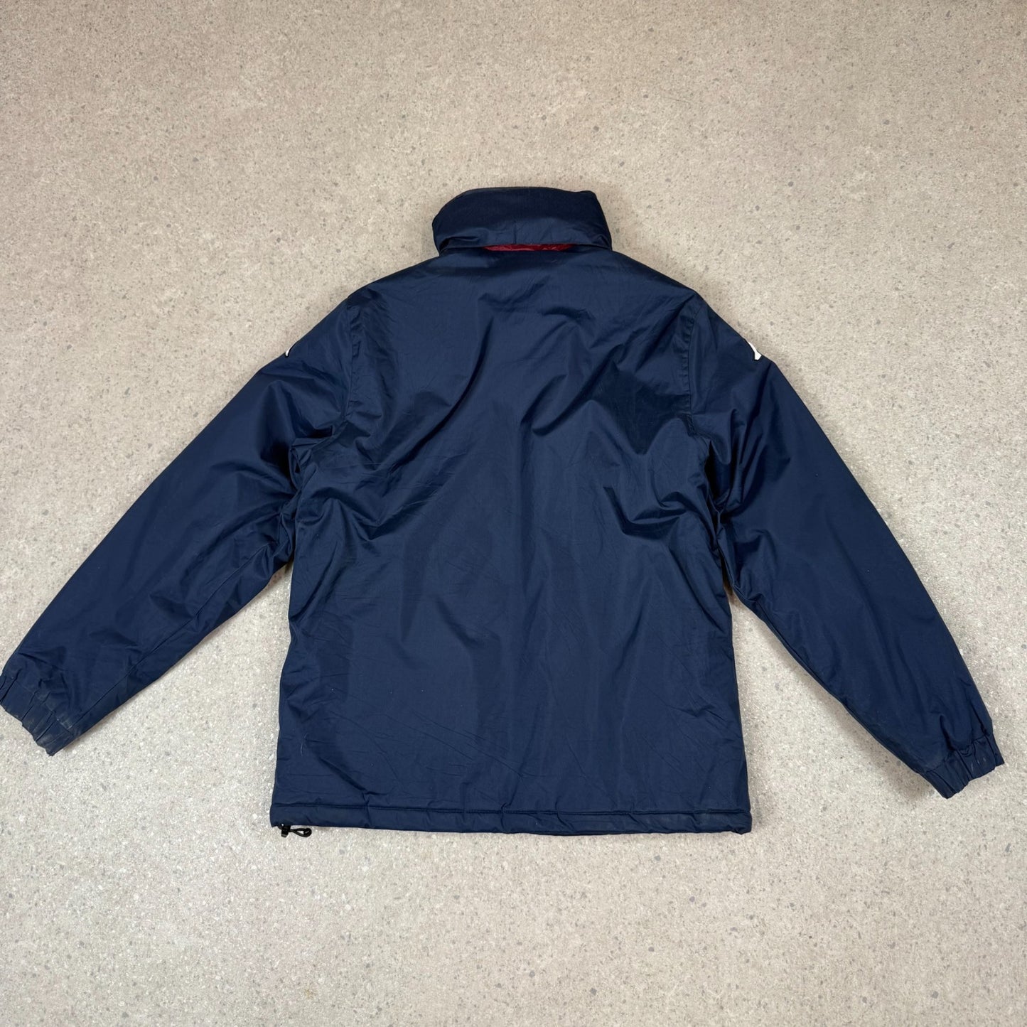 Kappa Puffer Jacket Small Navy Colourway Embroidered Logo Fleece Lined