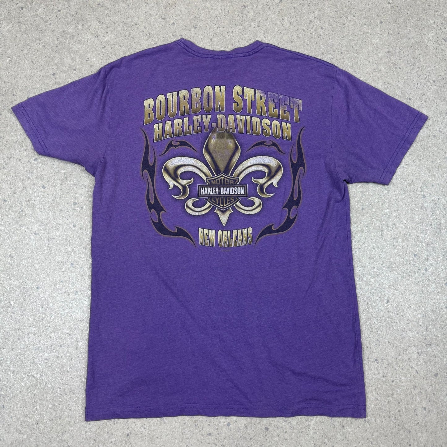 Harley Davidson T Shirt S/M Purple Colourway New Orleans