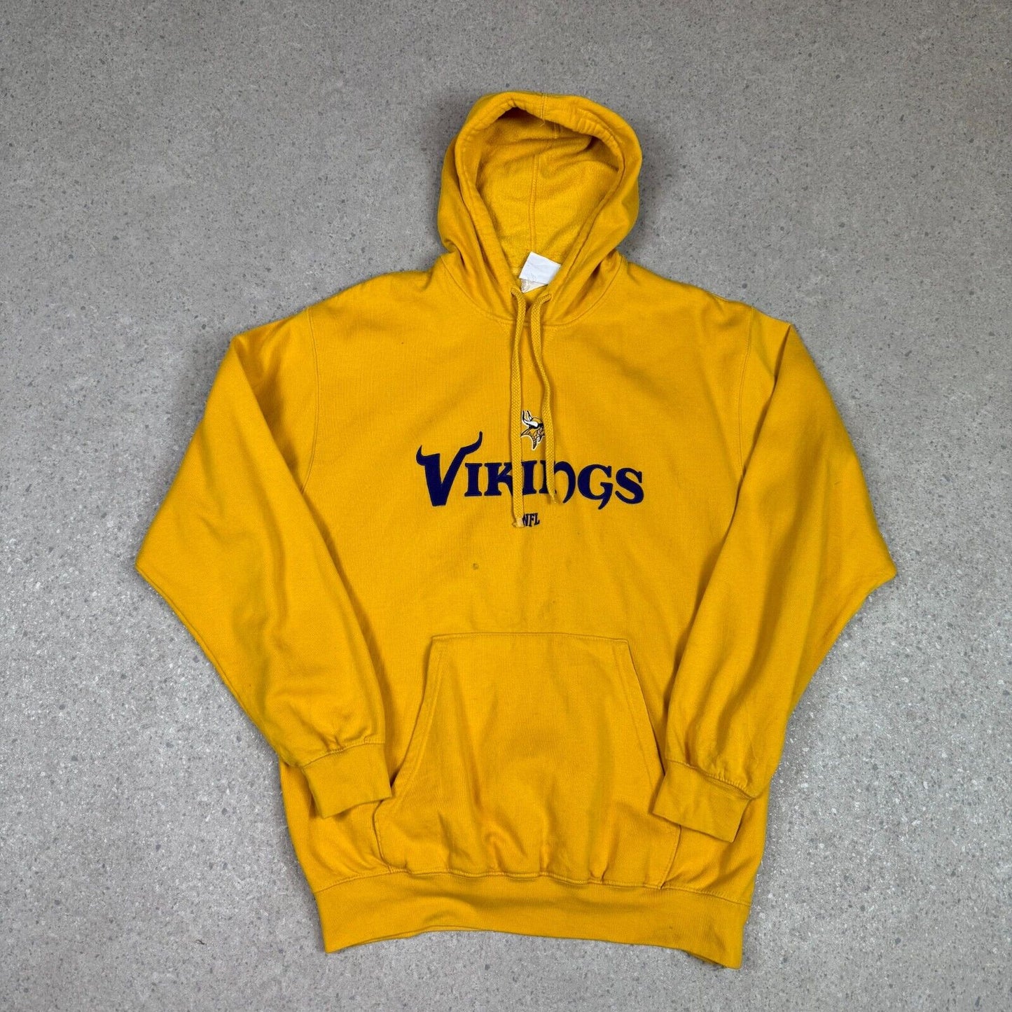 NFL Vikings Hoodie Large Yellow Colourway