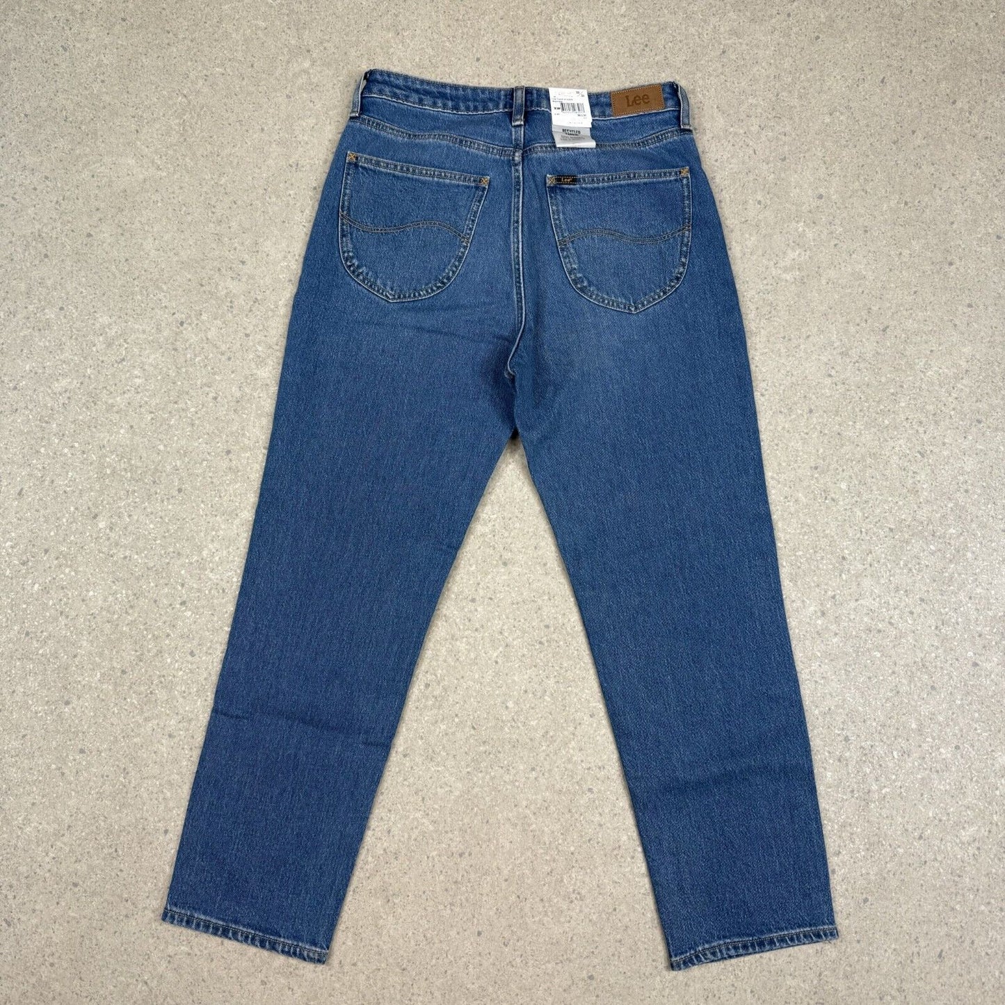 Lee Jeans 30/31 Carol Straight Leg Denim Blue