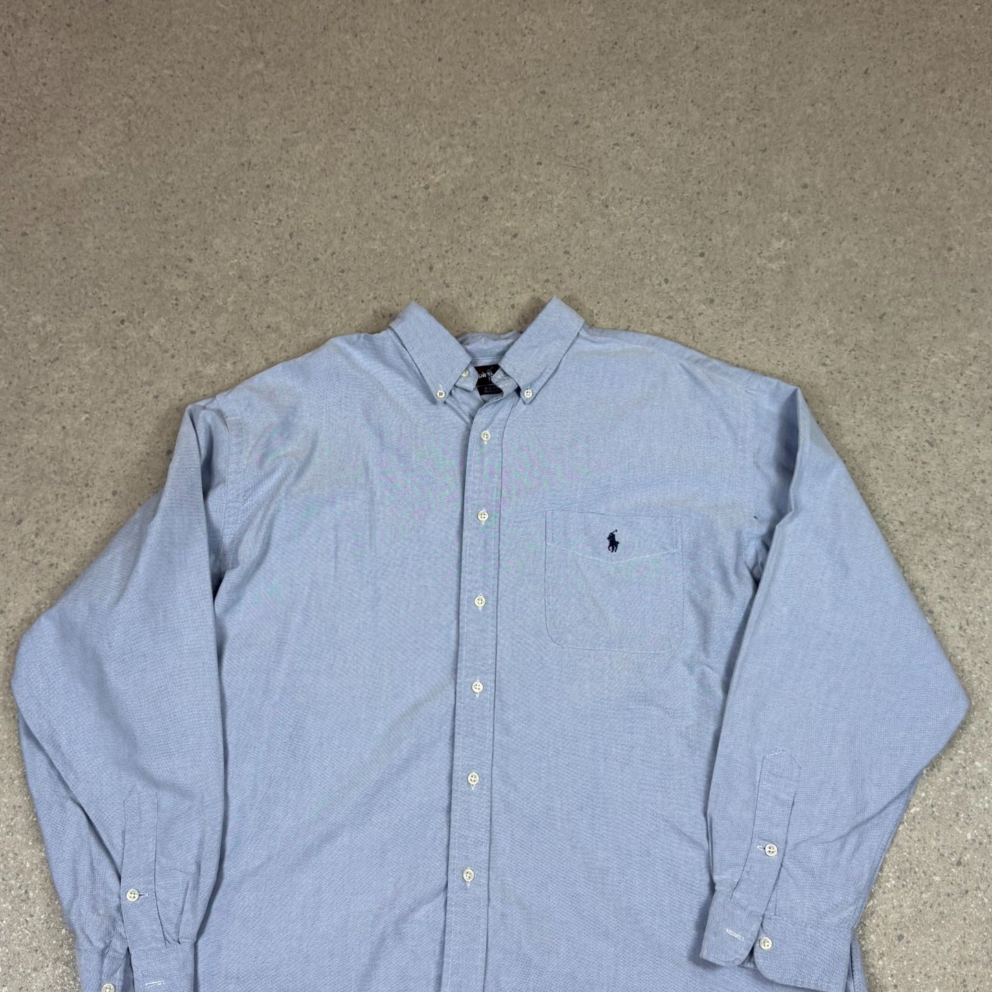 Ralph Lauren Shirt XL/ XXL Blue Colourway Embroidered Logo Oversized