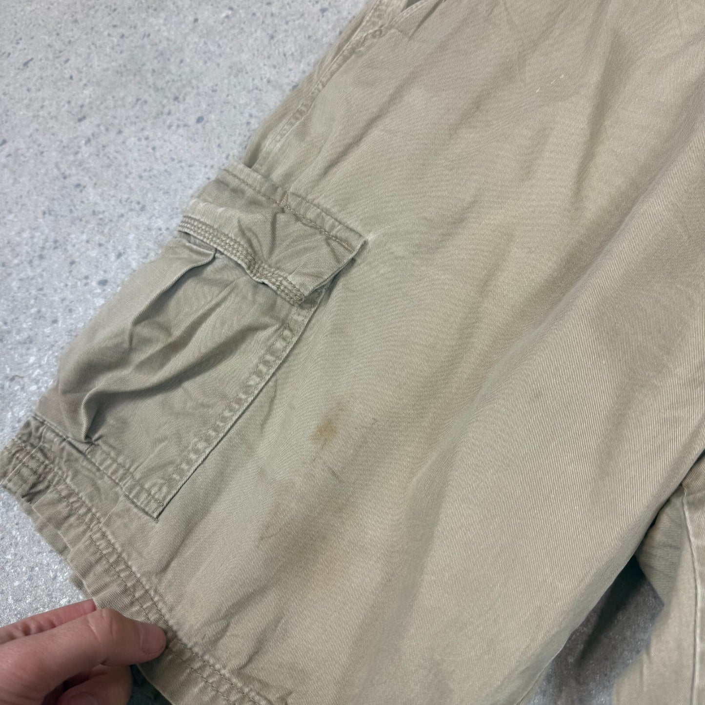 Wrangler Cargo Shorts 36” Tan Colourway Baggy Fit
