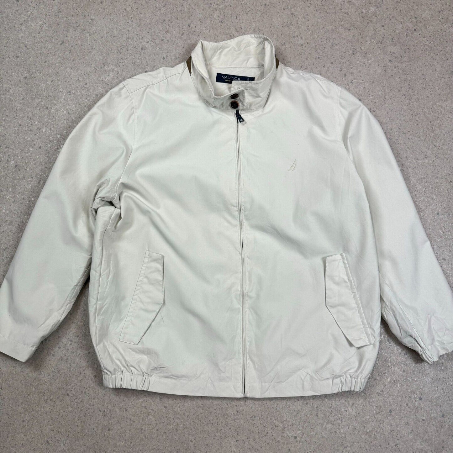 Nautica Harrington Jacket Large Cream Colourway
