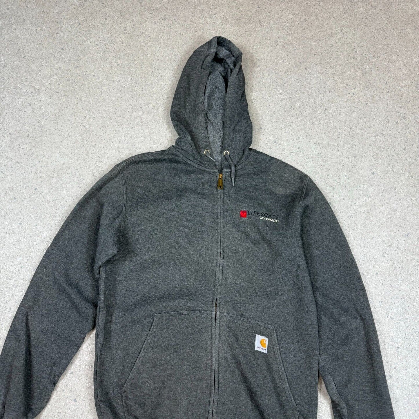 Carhartt Full Zip Hoodie Medium Grey