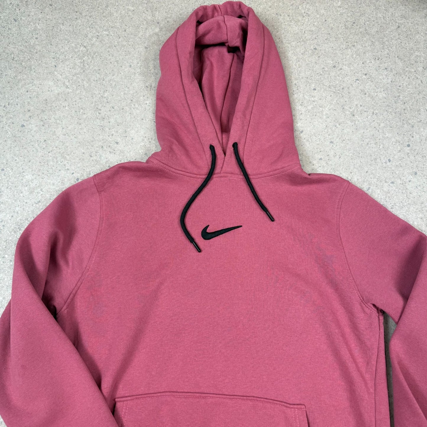 Nike Centre Swoosh Hoodie Medium Pink Colourway Heavyweight Vintage
