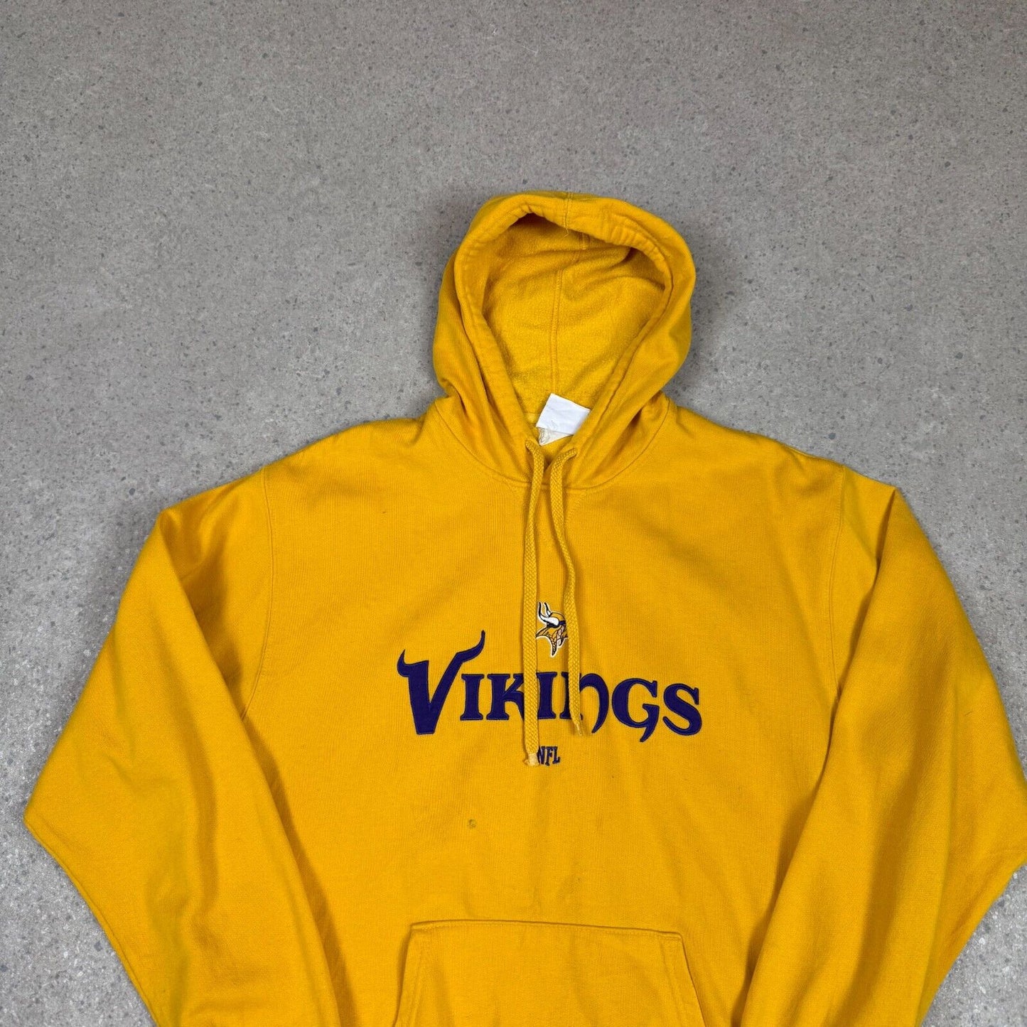 NFL Vikings Hoodie Large Yellow Colourway