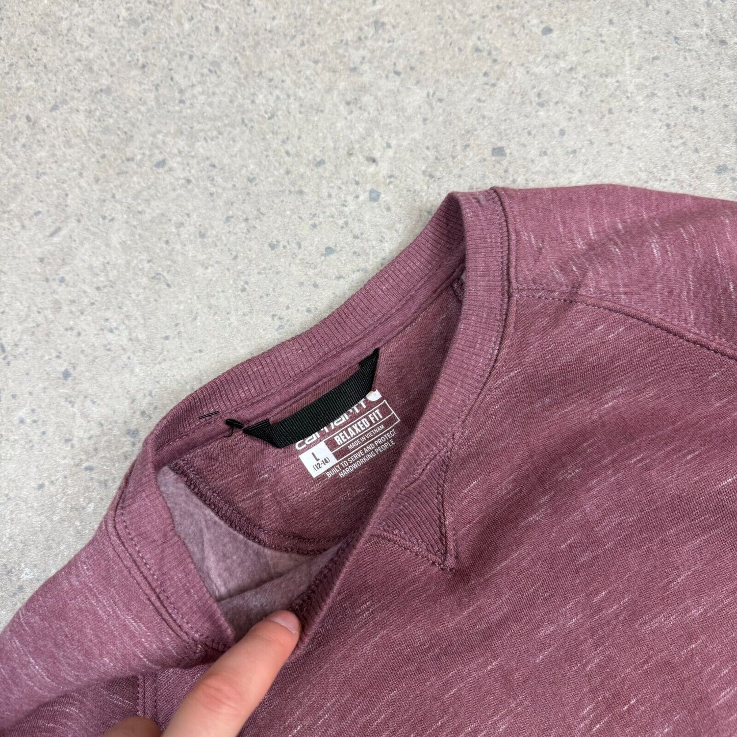 Carhartt Sweatshirt Womens Large Purple