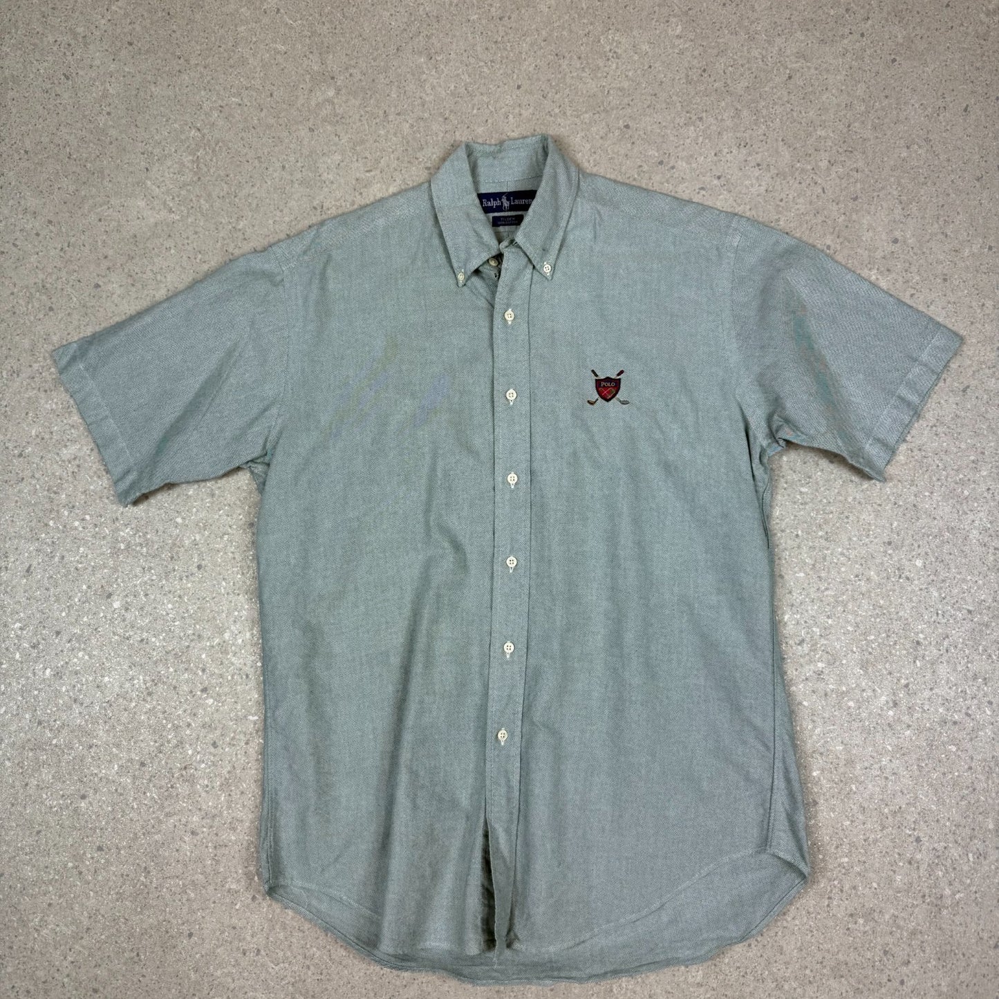 Ralph Lauren Shirt Small Short Sleeve Green Colourway