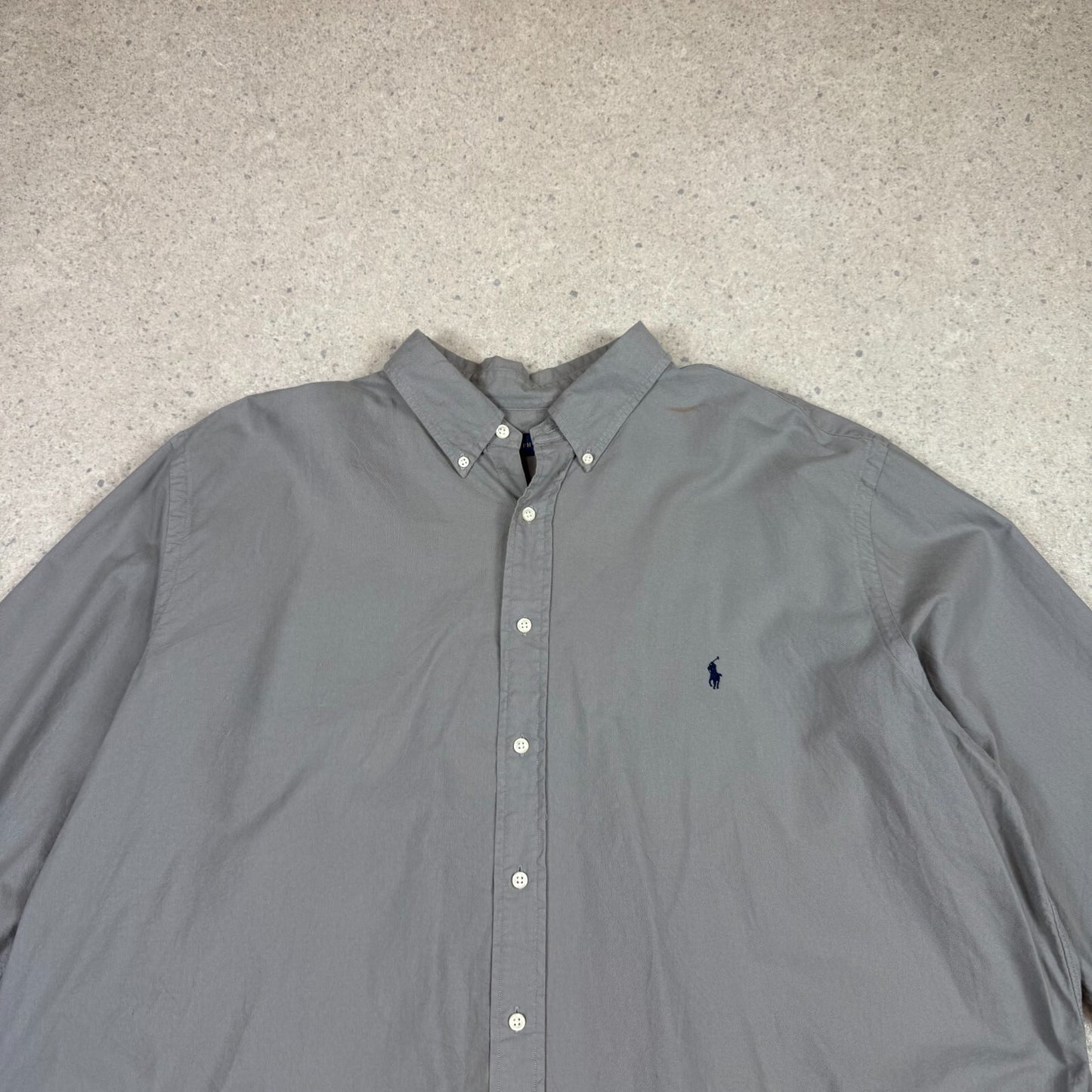 Ralph Lauren Shirt 3XL Grey ColourwayEmbroidered Logo