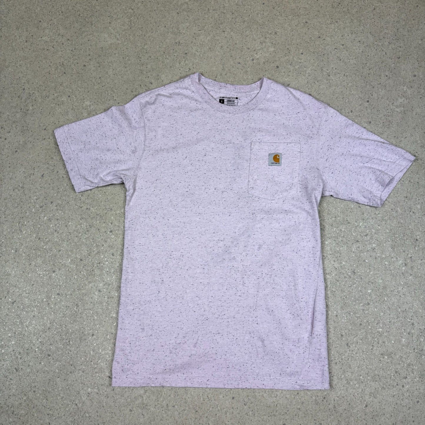 Carhartt T Shirt Small Loose Fit Pink Colourway Relaxed Fit Short Sleeve