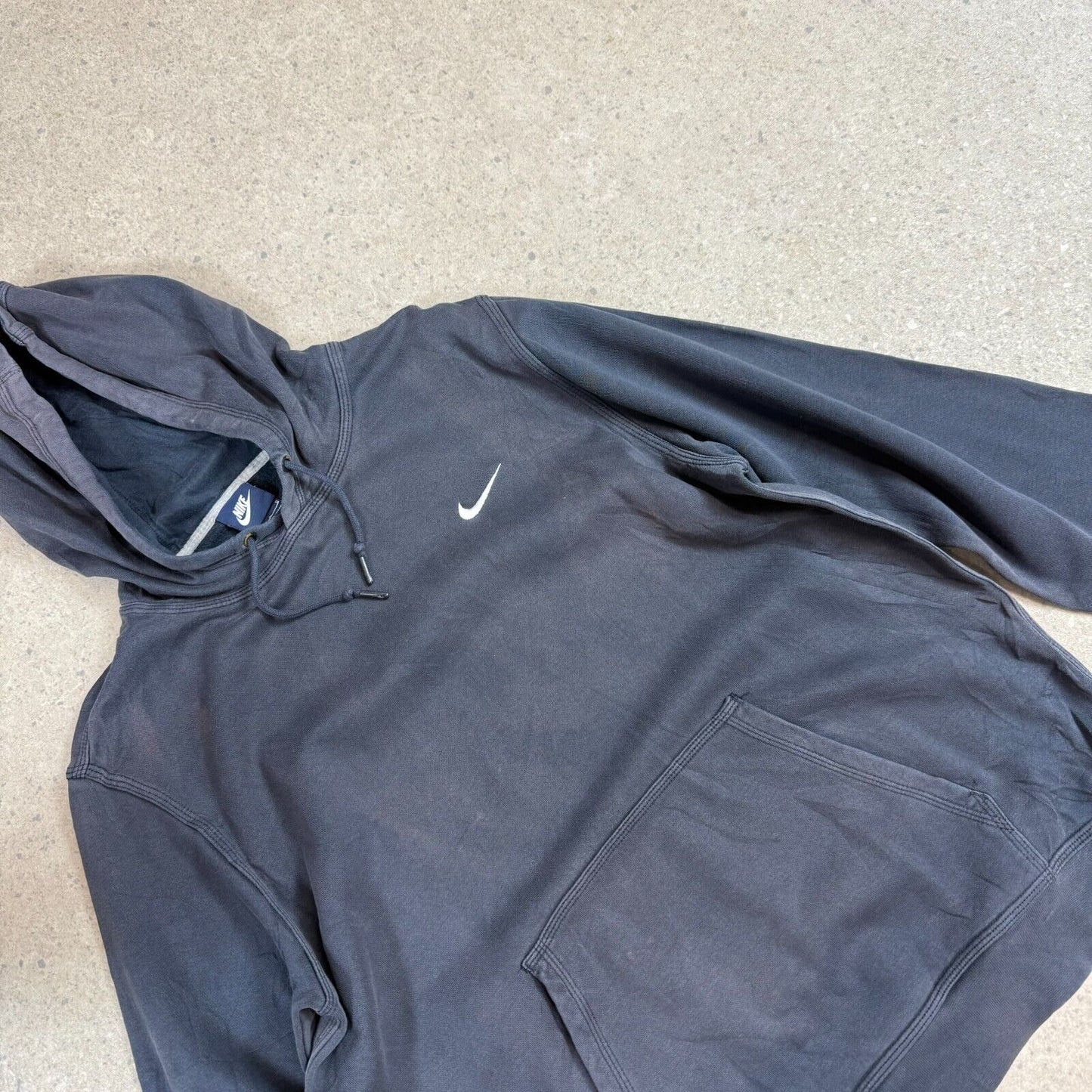 Nike Hoodie Large Navy Colourway Y2K