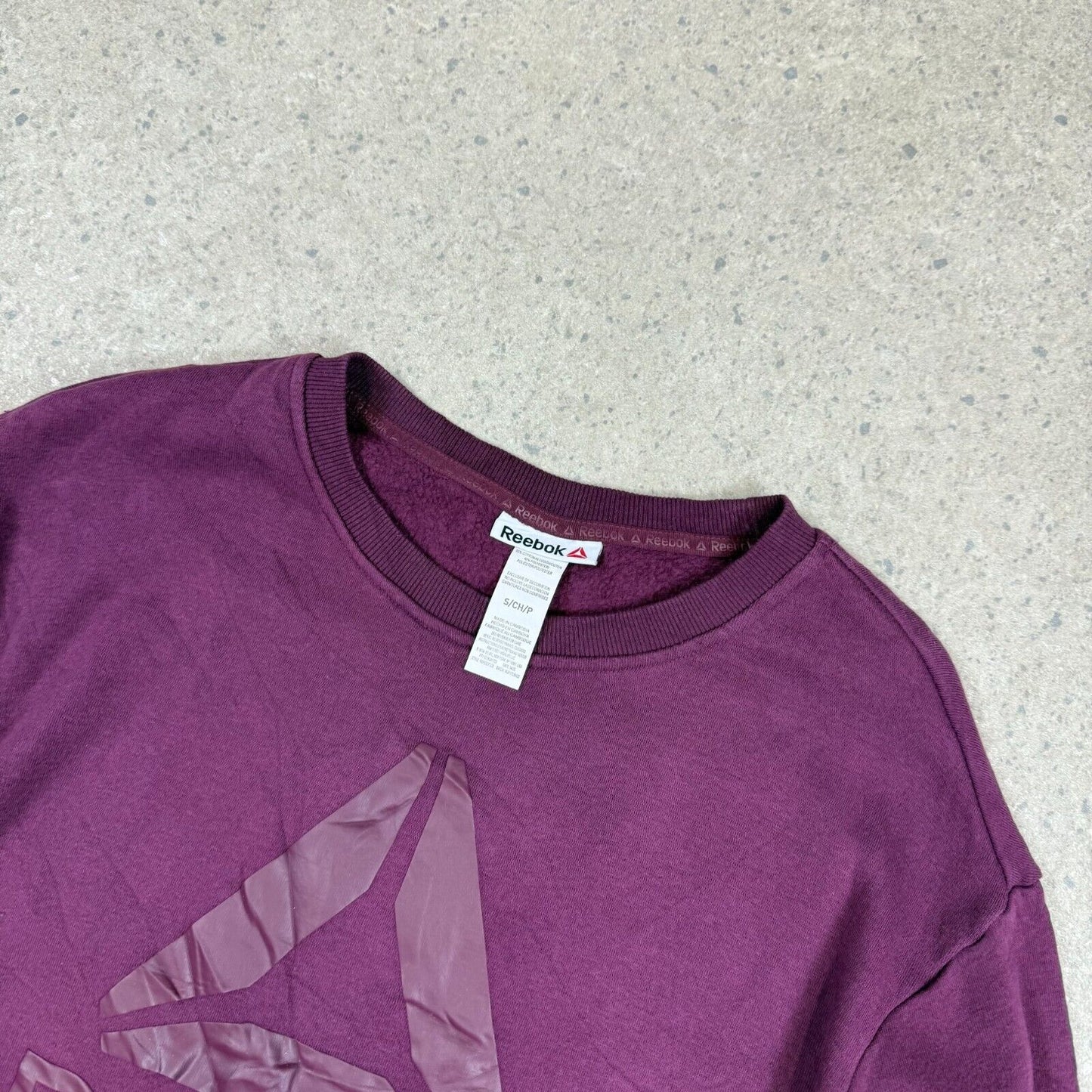 Reebok Sweatshirt Small Purple CrossFit Athletic