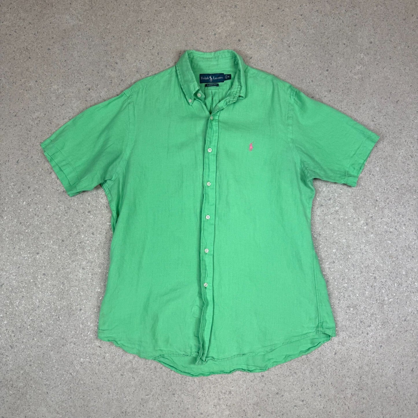 Ralph Lauren Short Sleeve Shirt Medium Green Colourway